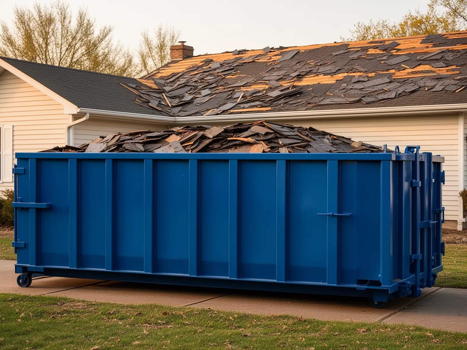 Roll-off dumpster from Grand Harbor Dumpster Rental in Jersey City, NJ